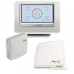 Controlador de Valvulas termostaticas  Marca Honeywell Evotouch PACK EVOTOUCH+RECEPTOR BDR91+SOP.ATF800